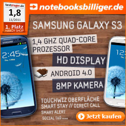 notebooksbilliger.de – Am Kreativ-Wettbewerb teilnehmen und neues Samsung Galaxy S3 gewinnen!