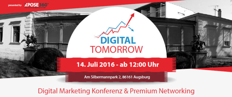 Verlosung von 3 Tickets für die digital tomorrow 2016