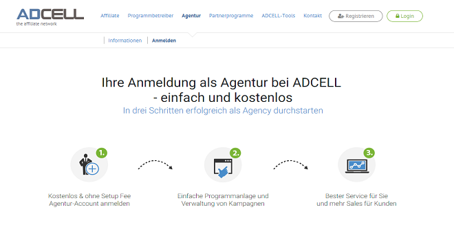 Einfache Programmverwaltung bei ADCELL für Agenturen