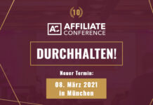 Terminverschiebung der Affiliate Conference 2020