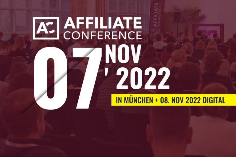 Startschuss für die Jubiläums-Affiliate Conference 2022