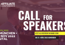 Call for Speakers für die Affiliate Conference 2022