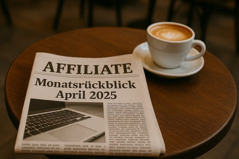 Affiliate Monatsrückblick und News – April 2025
