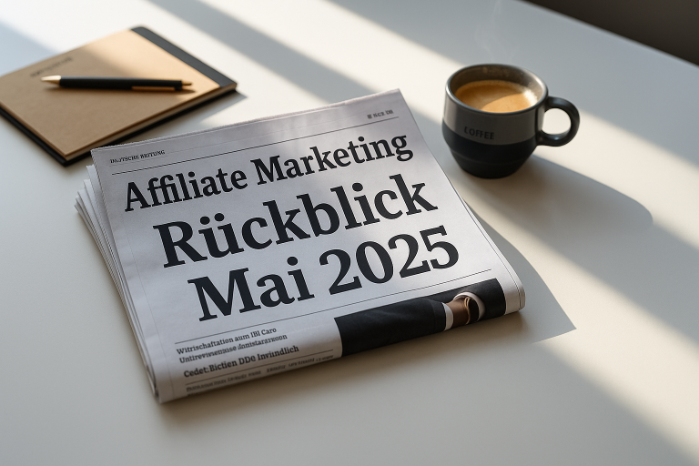 Affiliate Monatsrückblick und News – Mai 2025
