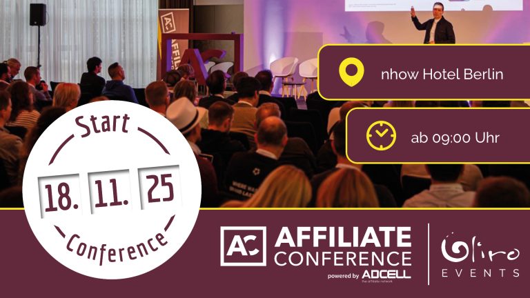 Affiliate Conference 2025: Premiere in Berlin, starke Agenda und wir sind dabei