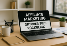 Affiliate Monatsrückblick und News – Oktober 2025 Bildquelle: ChatGPT