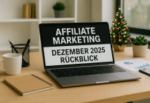Affiliate Monatsrückblick und News – Dezember 2025