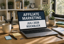 Affiliate Monatsrückblick und News – Juli 2026